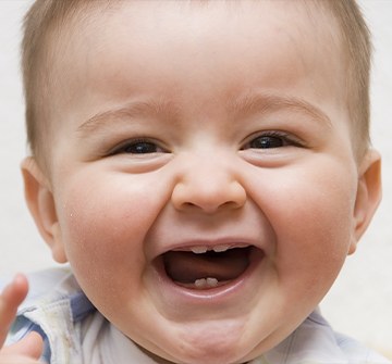 Teething baby crying baby